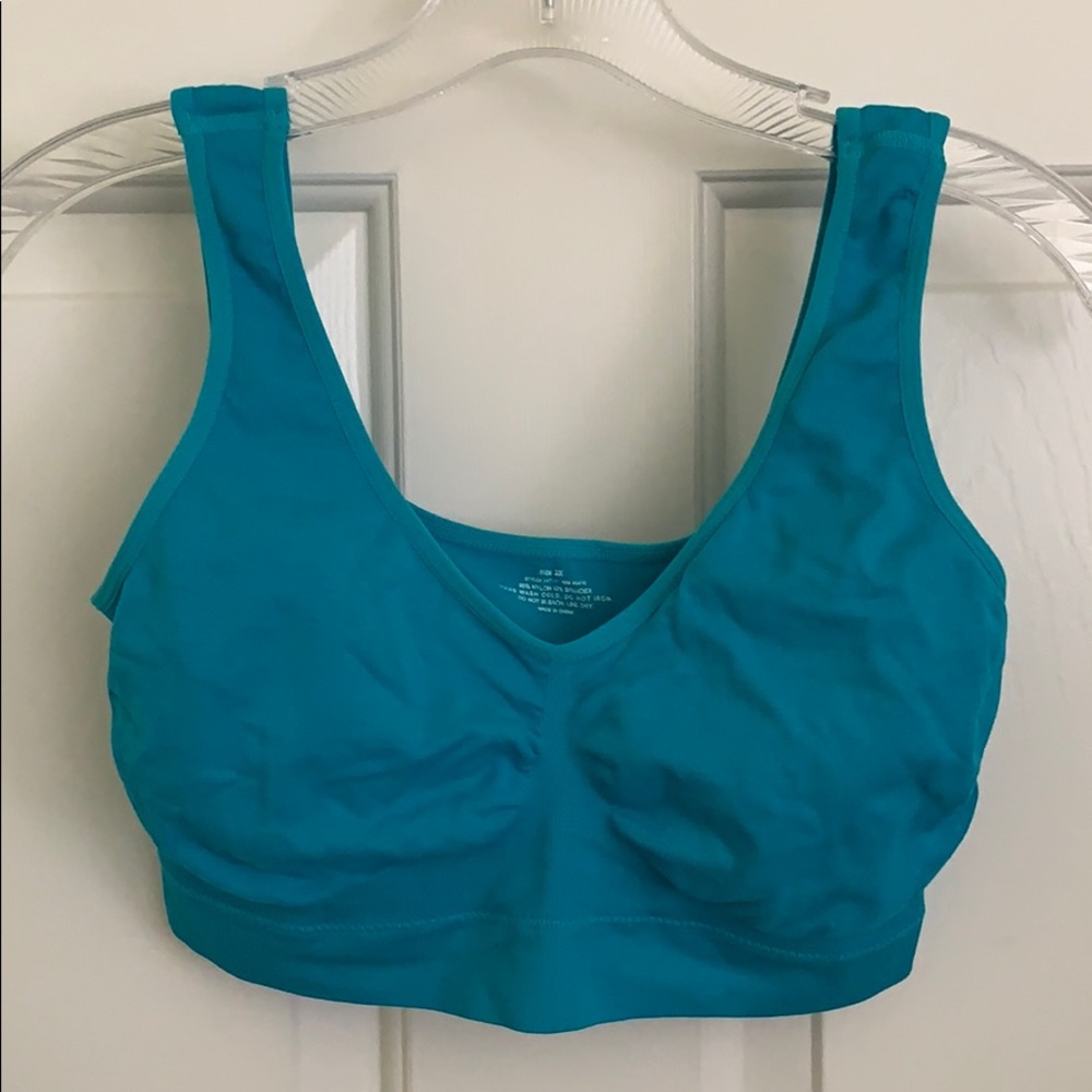 Turquoise Sports Bra medium/large